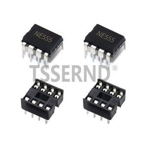 20개 (각 NE555 IC 타이머 프로그래밍 발진기 칩 및 8핀 DIP 소켓