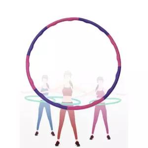 훌라후프 핑크퍼플 헬스기구 지압훌라후프 소프트폼 이어트