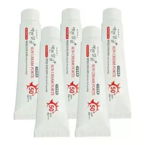 25g 5개 웰빙헬스 포르테 예쁜얼굴 썬크림