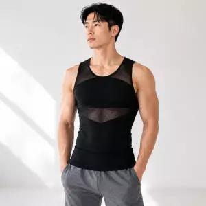 [라일리의류] Rly 바디업 남성 보정나시 크로스백 압박 이너탑 복부