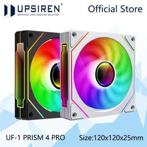 UPSIREN UF-1 PRISM 4 PRO 컴퓨터 섀시 팬 12cm ARGB 핀 PWM 조용한 냉각 12V 대용량 풍량 45.2CFM/600-150