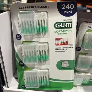 검 소프트픽 치간칫솔 80개 x 3팩 으 gum 치실 독일산