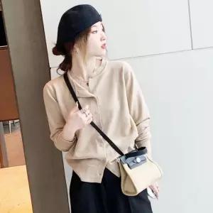파피노 겨울 니트 가디건울 데일리 라운드넥 캐시울 베이직 카라 브이넥 데일리간 절기