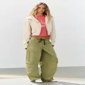 ZARA 크롭 후드 스웨트셔츠 - 크림 4393/802/712