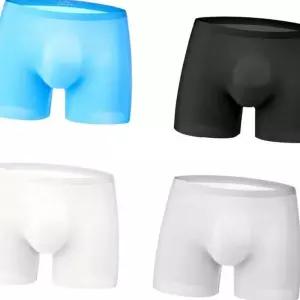 (올핀)남성 아이스 실크 쿨 드로즈 무봉제 팬티