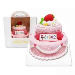 5인 케이크 세트 클레이 2단 선물 축하 글로벌이지 상자