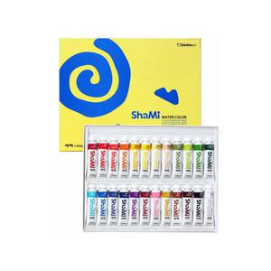 신한 학생용 샤미 수채화물감 10ml 24색