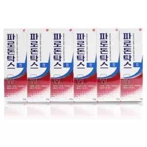 파로돈탁스치약 쿨링민트 100g x 6개 잇몸염증 입냄새제거 코스트코