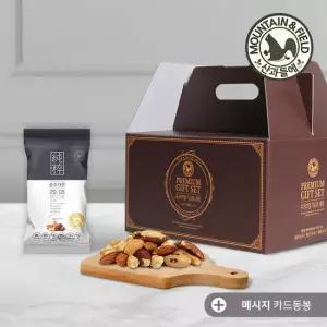 [산과들에] 오직견과 60봉 하루견과 추석선물세트 순수가온 (+메시지카드)