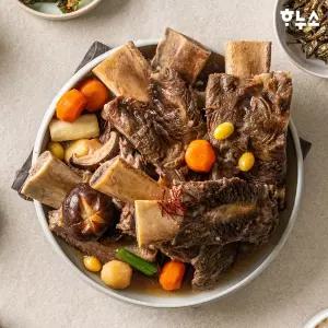 [롯데백화점]하누소 하누소 황제대왕 전통 소갈비찜 2kg (+갈비탕육수 2팩증정)