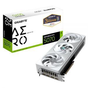 GIGABYTE 지포스 RTX 5070 AERO OC D7 12GB 피씨디렉트 (엔비디아 컴퓨터 그래픽카드)