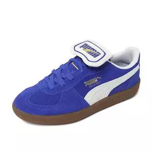 PUMA 팔레르모 프리미엄 스웨이드 남성 여성 공용 스니커즈 운동화 블루 40235