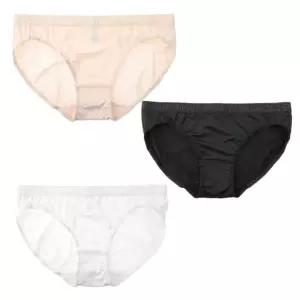 [롯데백화점]예스 베이지,화이트,블랙 스타일리쉬 로고 아웃밴드 기본 여성팬티 3종택1YSWPT007