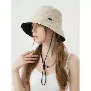 디씨 여성 보넷 턱끈 벙거지 여름 바스락 버킷햇 모자