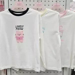 [로엠]라운드넥 그래픽티셔츠RGLA2611C_IC