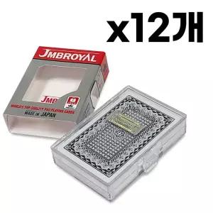 일본JMB로얄카드 x1박스 12개 트럼프카드 포커 훌라 포커카드 플라스틱카드 트럼프카드 플레잉카드