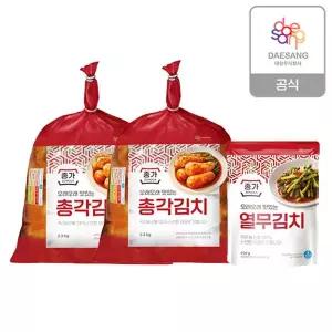 [종가집]종가 총각김치2.3kg*2봉+열무김치 400g