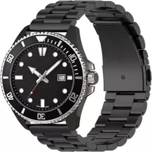 XIDESSEN 스테인리스 스틸 밴드는 Casio MDV106-1A/MTP-VD01/MDV106-1AV와 호환되며 남성용 시리즈 스트랩