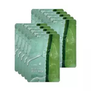 [하프클럽/셀러허브_뷰티]김정문알로에 큐어 알로에 슬라이스 젤리 마스크 제주 에디션 30ml 10매 Ss