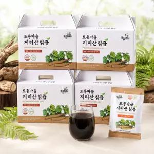 HACCP 지리산 칡즙 30팩 X 4박스 (120포) 국내산 100% 야생칡 부드러운 액상차 대용량