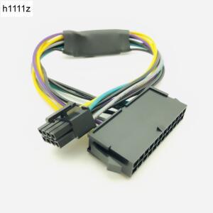 DELL Optiplex 3020 Precision T1700 12인치(30cm)와 호환되는 24핀 - 8핀 ATX PSU 전원 어댑터 케이블
