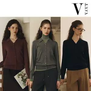 [브이컷][인기 신상!] 브이컷 26FW 브이 카라 풀오버 3종
