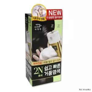 염색약 염색 버블 탈색 셀프 새치 미쟝센 쉽고빠른 커품