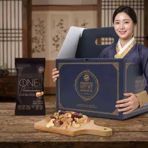 [산과들에] 하루견과 원데이프리미엄 100입 선물세트 +감사카드