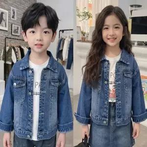 포키즈 데님 청자켓 빈티지 점퍼 유아 아동복 주니어 스타일리쉬 패션 키즈 남아 여아 데일리룩