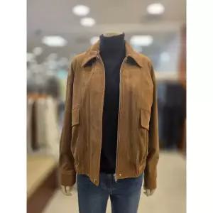 BCBG [올앤선드리] 스웨이드블루종 점퍼 A5F8F101
