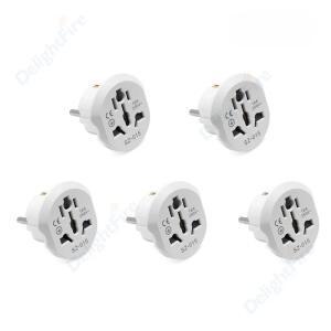 KR 플러그 어댑터 범용 CN AU UK US TO EU 4.8mm 컨버터 250V 16A 전원 전기 소켓 4.0mm - 변환기 돼지