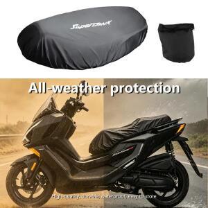 Kymco Superdink GT125 300 350 스쿠터 시트 커버 방수 범호환용 유연한 안장 블랙 썬 프로텍션