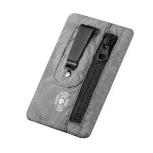 업그레이드된 대형 RFID 차단 히든 클립 숨김 지갑 여행용 파우치 신용카드/ID 열쇠 보관함 (남녀공용)