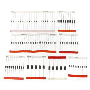 100pcs 8 값 고속 스위칭 쇼트 키 다이오드 키트 세트 1N4148 1N4007 1N5819 1N5399 1N5408 1N5822 FR107