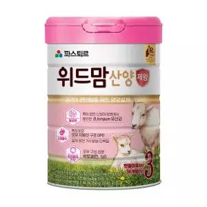 파스퇴르 위드맘 산양 제왕 분유 3단계 750g 1개