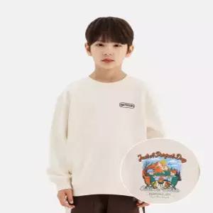 [아웃도어 프로덕츠 키즈]캠핑 백그래픽 맨투맨 (크림) OD263IMM03_CRE