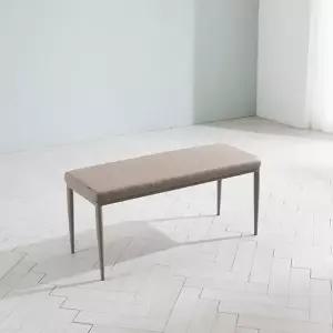 리바트 토핑 4인 가죽 식탁벤치의자