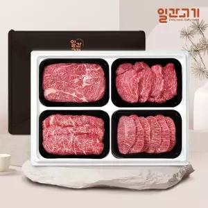 [일간고기] 1등급 암소한우 선물세트 1.2kg (등채안특)