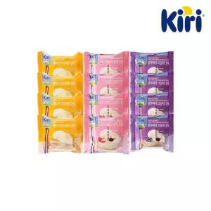 끼리 크림치즈 찰떡 3종 12입 스트로베리4 블루베리4 베이크4)