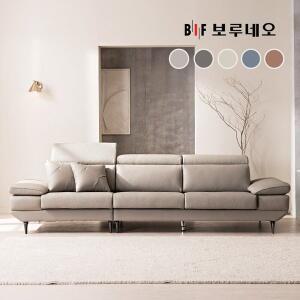 [신세계라이브쇼핑]BIF보루네오 디에르 골드라벨 천연통가죽 3.5인 소파