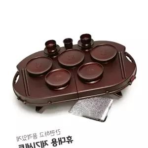 야호컴 휴대용 제기세트 휴 14P 제수 용품 제기 제사 차례 성묘 제삿상