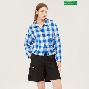 [베네통] 펜시 체크 점퍼 BAJP57431_P388807972