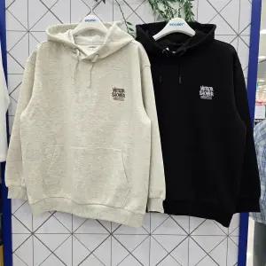[에꼴리에]에꼴리에 주니어 스트릿 백 레터링 후드티 25C0405_GN
