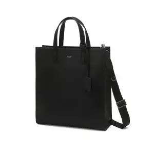 [롯데백화점]질스튜어트 [LUKE][노트북수납] 루크 블랙 소가죽 세로형 토트백 JUBA5F631 BK