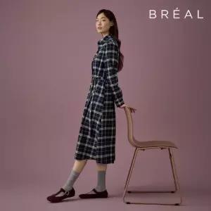 브리엘 소프트 기모 체크 셔츠 원피스 [런칭 가격 59,900원]