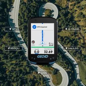 스포츠레저 자전거용품 Geoid Cc600 자전거 내비게이션 컴퓨터 컬러 스크린 스마트 GPS 무선 속도계 다국어