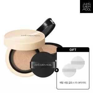 정샘물 스킨 누더 커버레이어 쿠션 (본품+리필) + 더블엣지퍼프 2P 904838