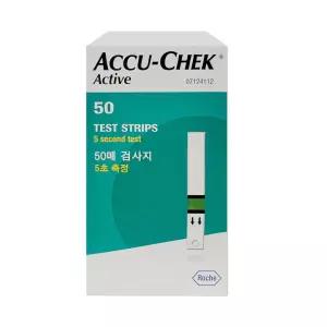 아큐첵 액티브 혈당시험지 50매 당뇨시험지 측정지 V