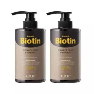 [CKD] 씨케이디 아미노비오틴 맥주효모 샴푸 500ml X 2EA 영양 저자극 약해진 두피 푸