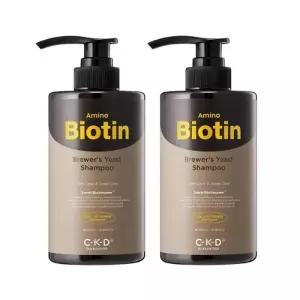 [CKD] 씨케이디 아미노비오틴 맥주효모 샴푸 500ml X 2EA 영양 저자극 약해진 두피 푸석한 모발 헤어케어